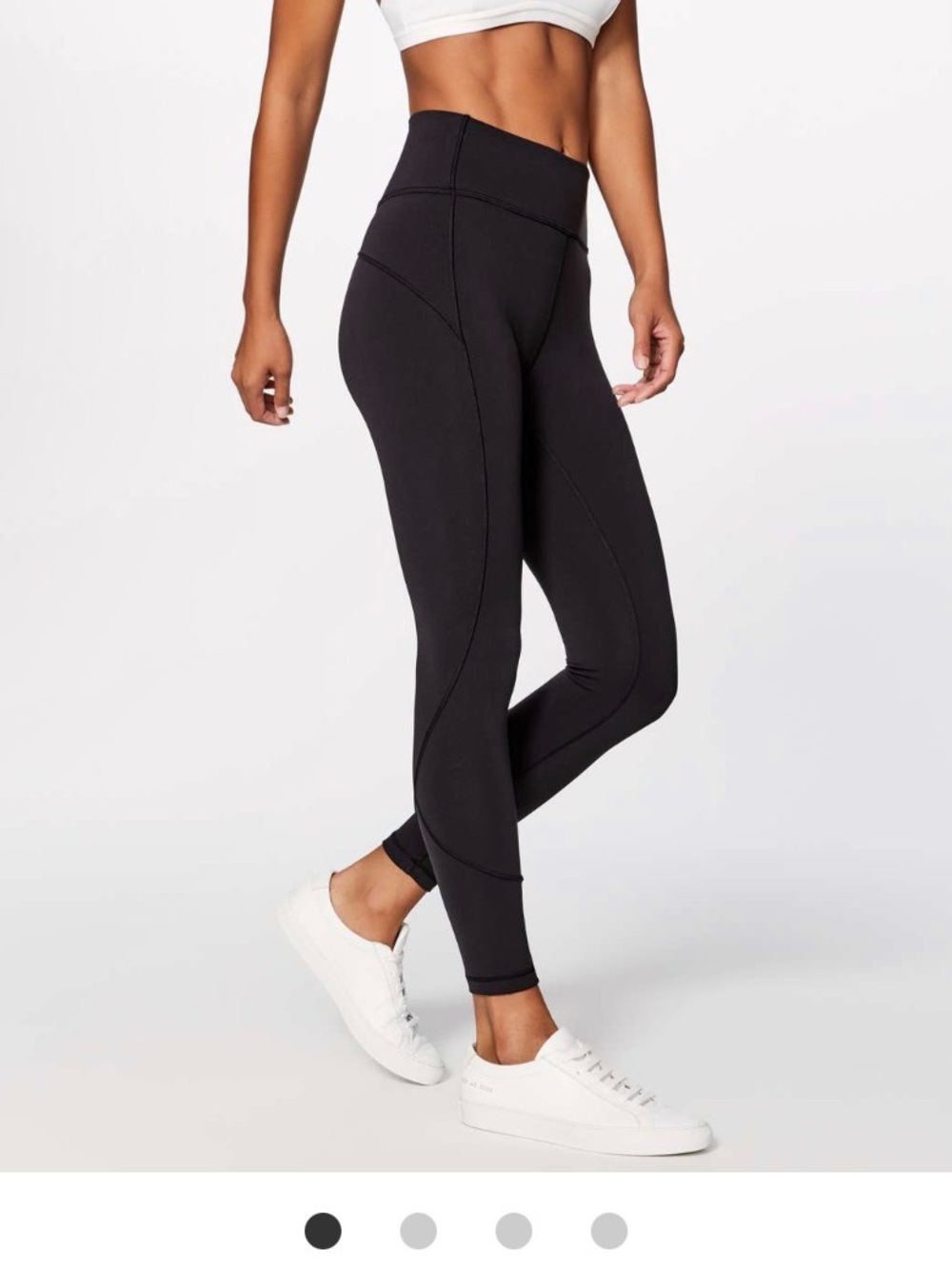 lululemon athletica In Movement Black 7/8 Leggings SZ 6